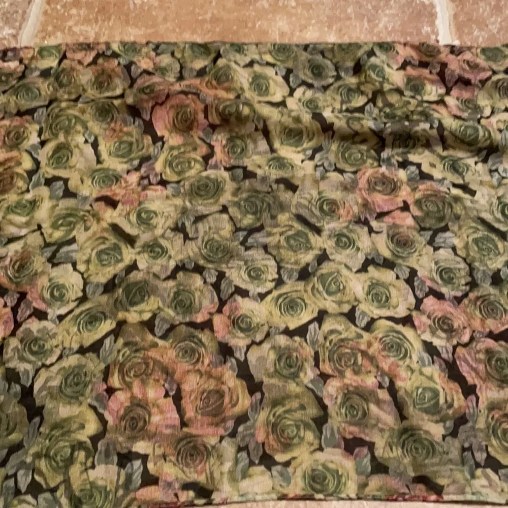 floral pattern scarf